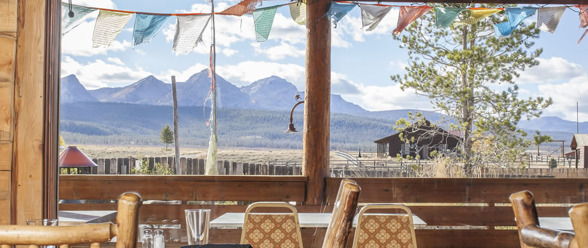 Dining at the Sawtooth Hotel